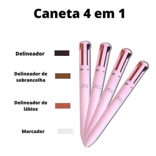 Delineador labial multifuncional 4 em 1